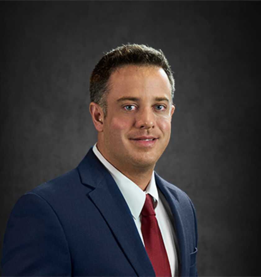 Headshot of Blake J. Lange, a Naples-based personal injury lawyer at Morgan & Morgan