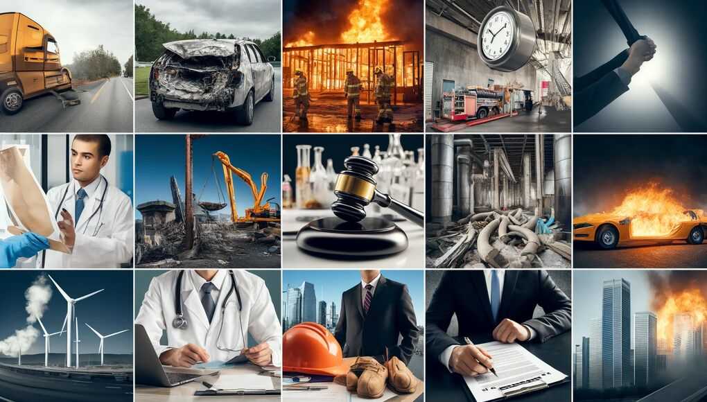 Image of Legal services for car, construction, fire, and medical cases