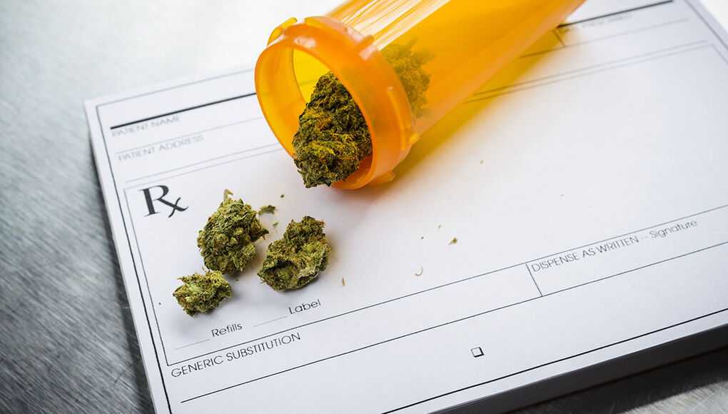 Senate Moves One Step Closer to Medical Marijuana for Veterans - Cannabis placed on a prescription (RX) paper