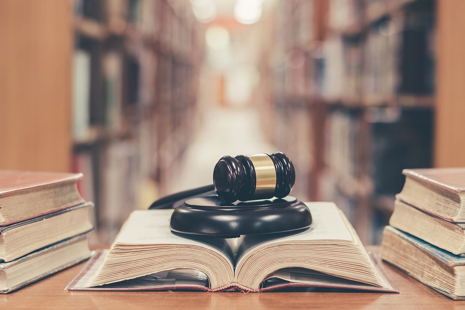 Gavel on Book