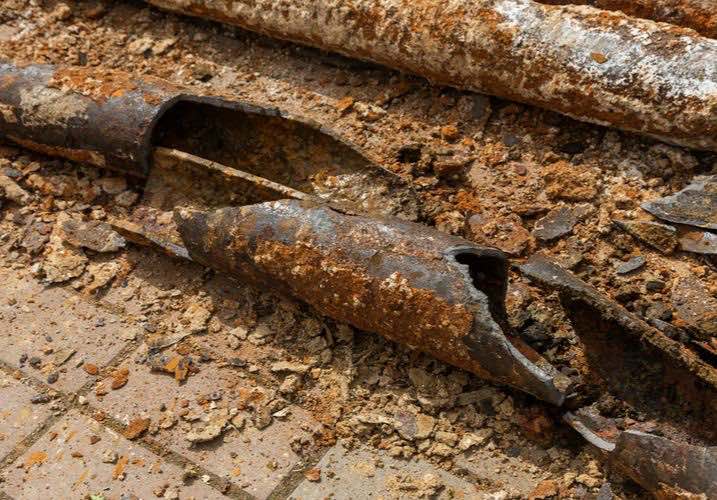 Cast Iron Pipes Damage