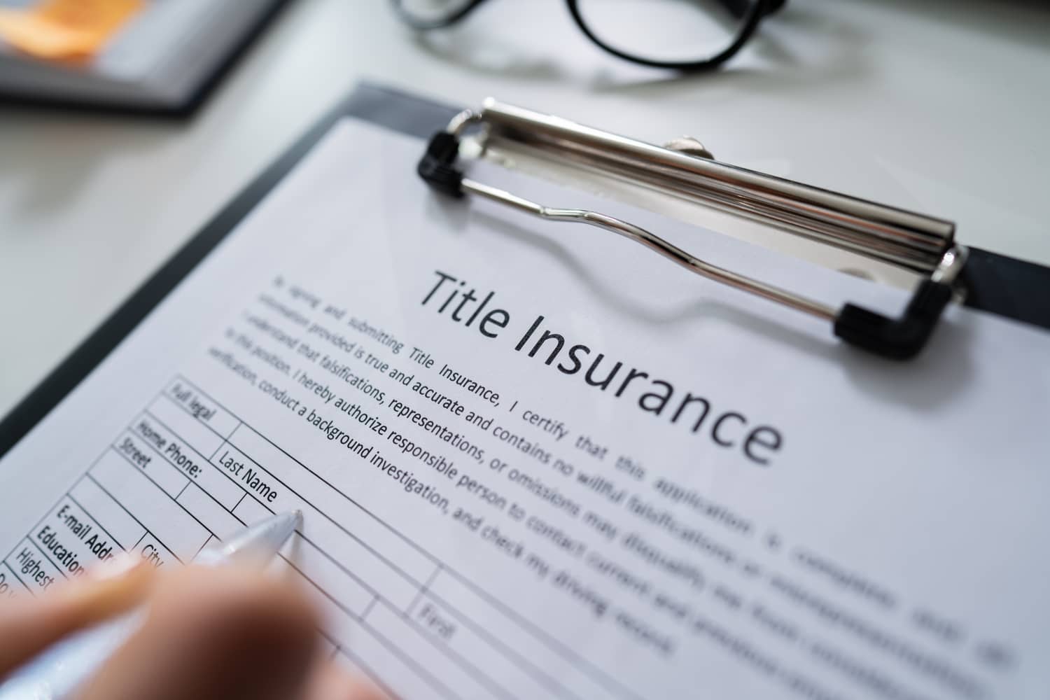 title insurance paperwork