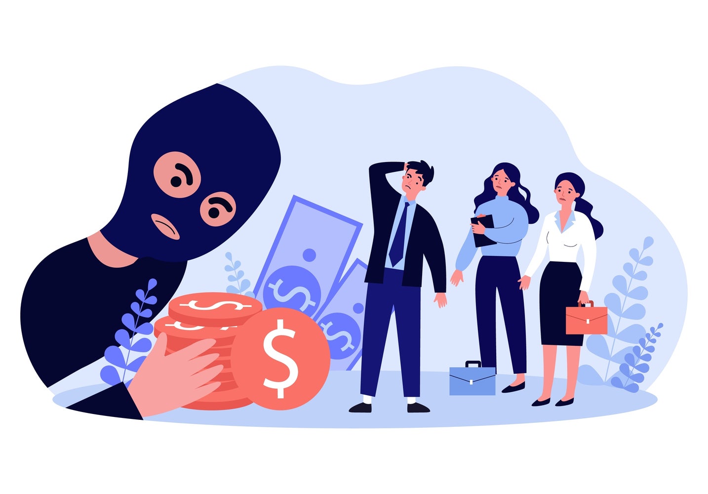 Avoiding Fraudsters: Job Scams - scammer with workers