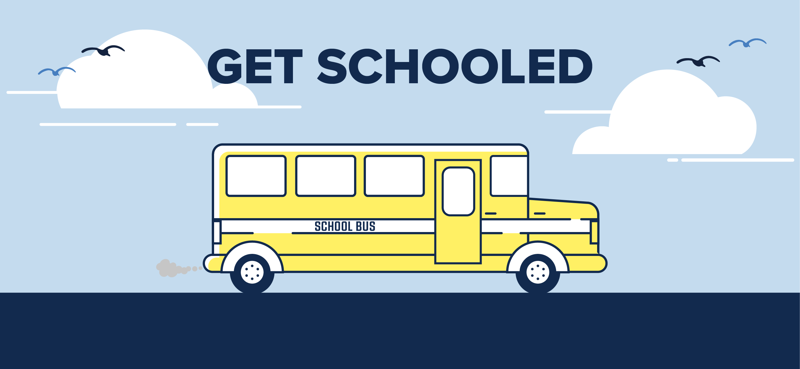 Get to School Safely - A How-To Guide for Parents  - bus
