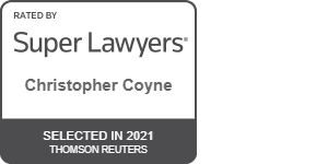 Christopher Coyne Super Lawyers Badge