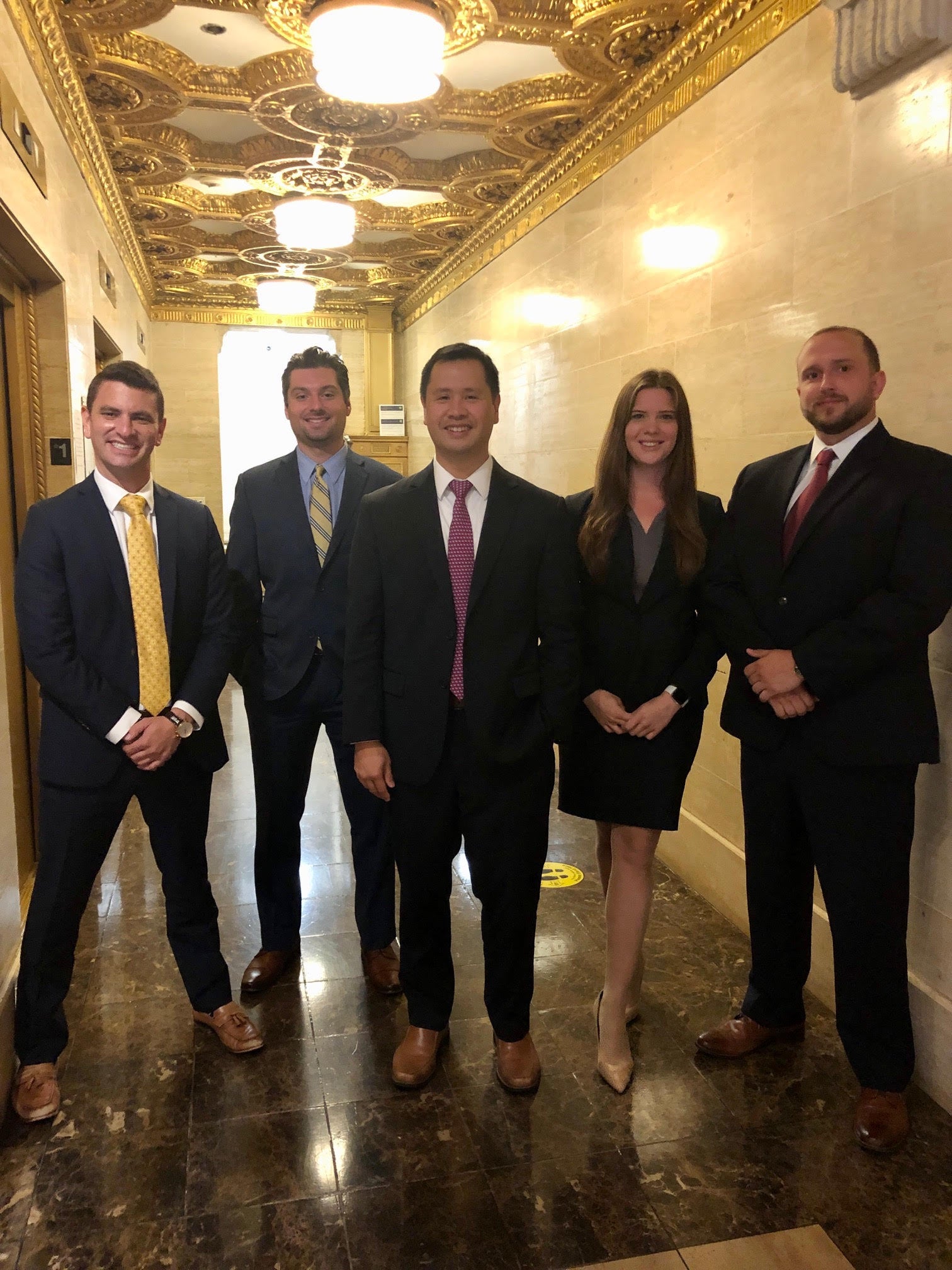 Attorney Garrett Lee with other Morgan and Morgan Attorneys