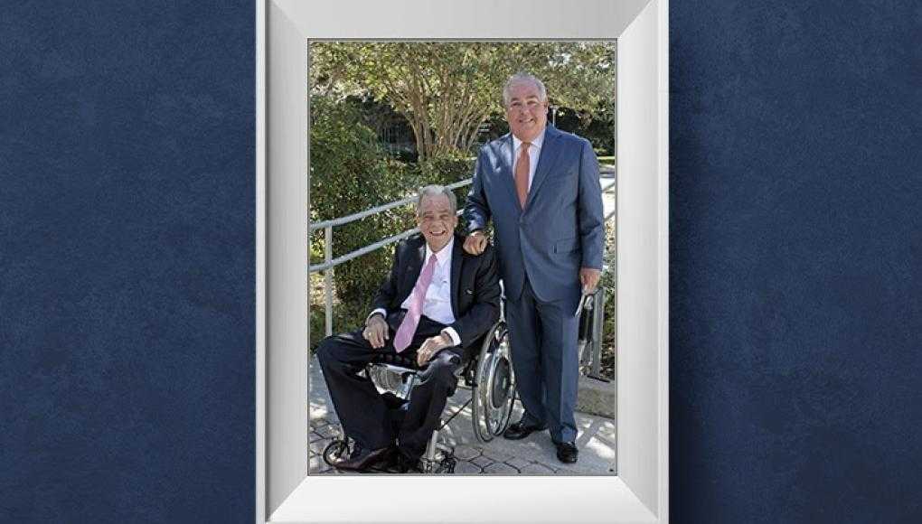 Portrait of John Morgan and Tim Morgan