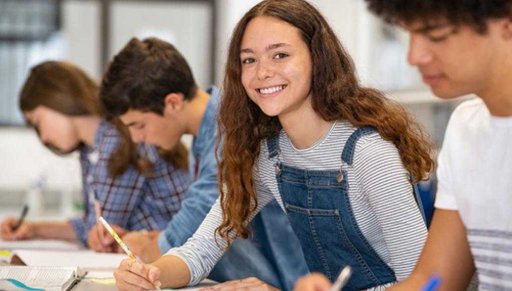 smiling student