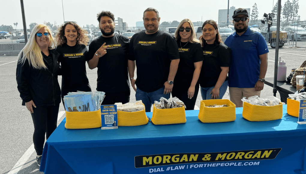 Morgan & Morgan Crushes It at Monster Jam in Anaheim, CA - team photo