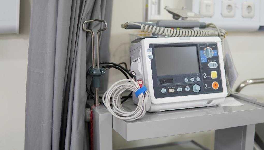 Defibrillator in a hospital