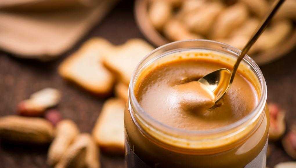 Jar of peanut butter