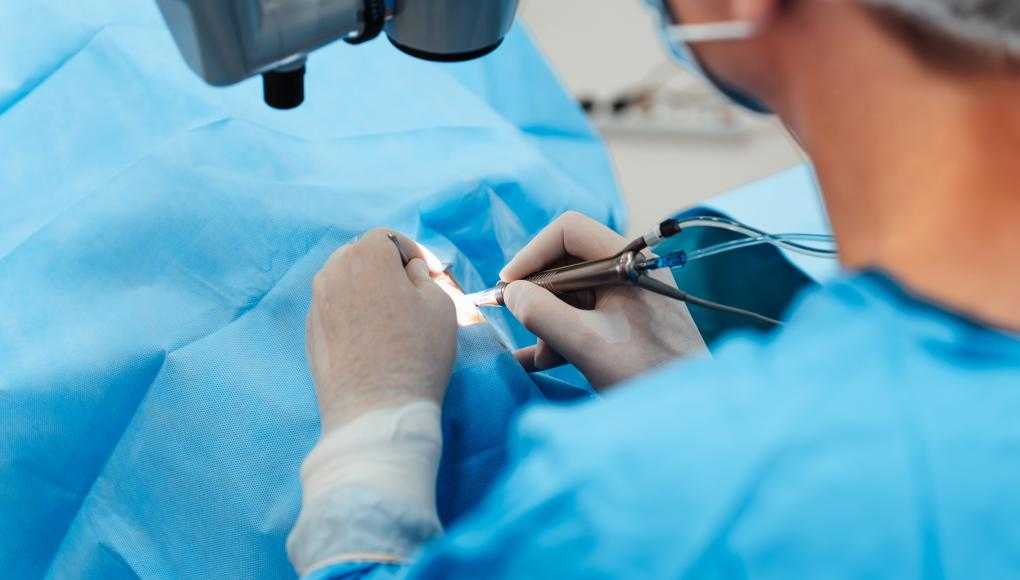 Surgeon operating