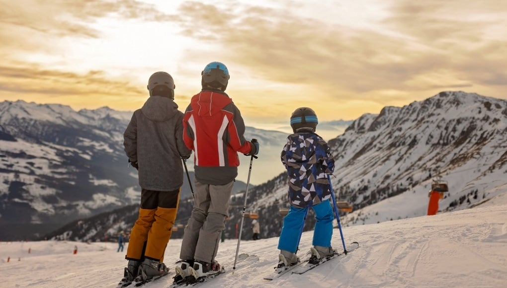 skiing on the mountain in aspen