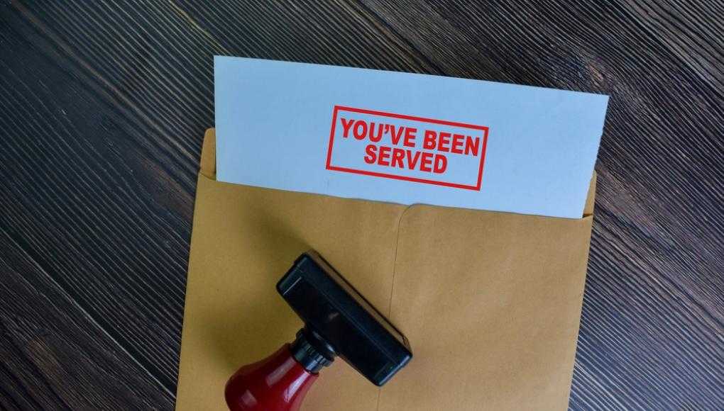 you've been served papers