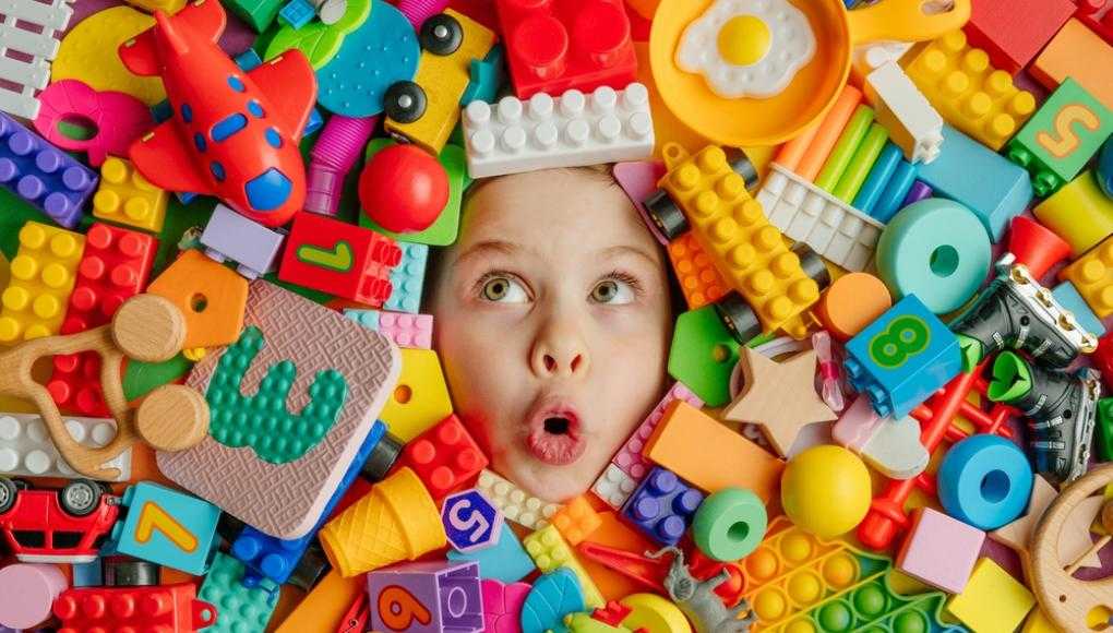 child with toys