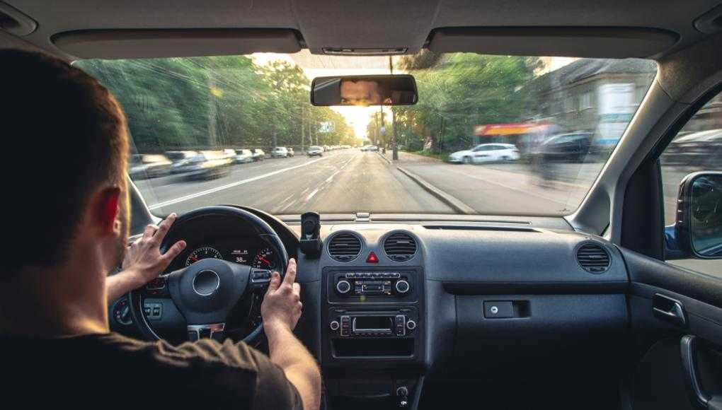 Inside of a car