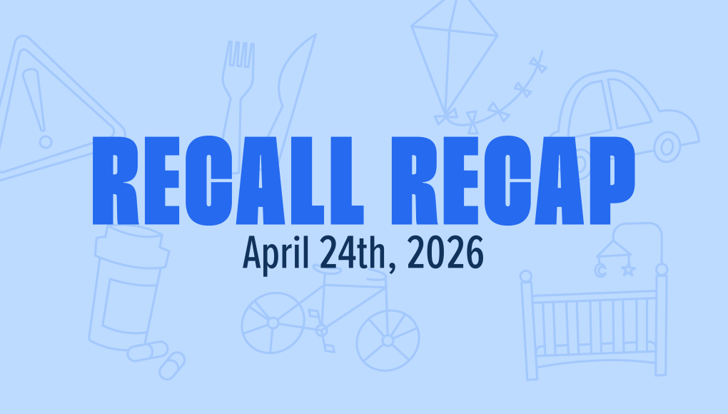 recall recap graphic for week of april 24, 2026 