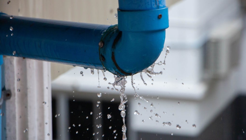 Leaking pipe