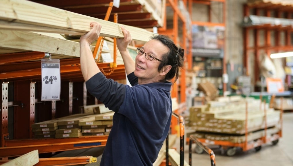 Man in Home Depot