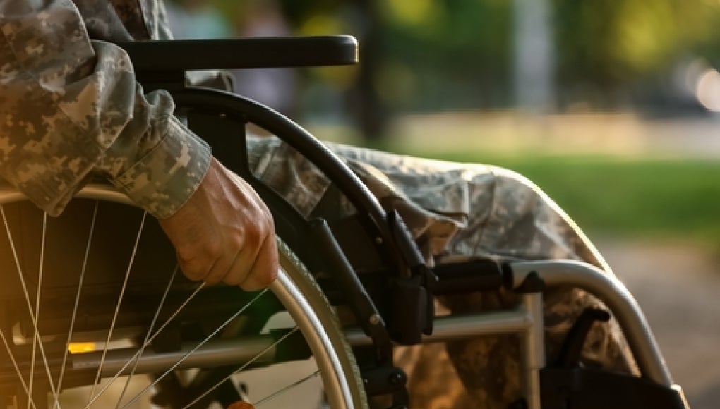veteran in wheelchair 