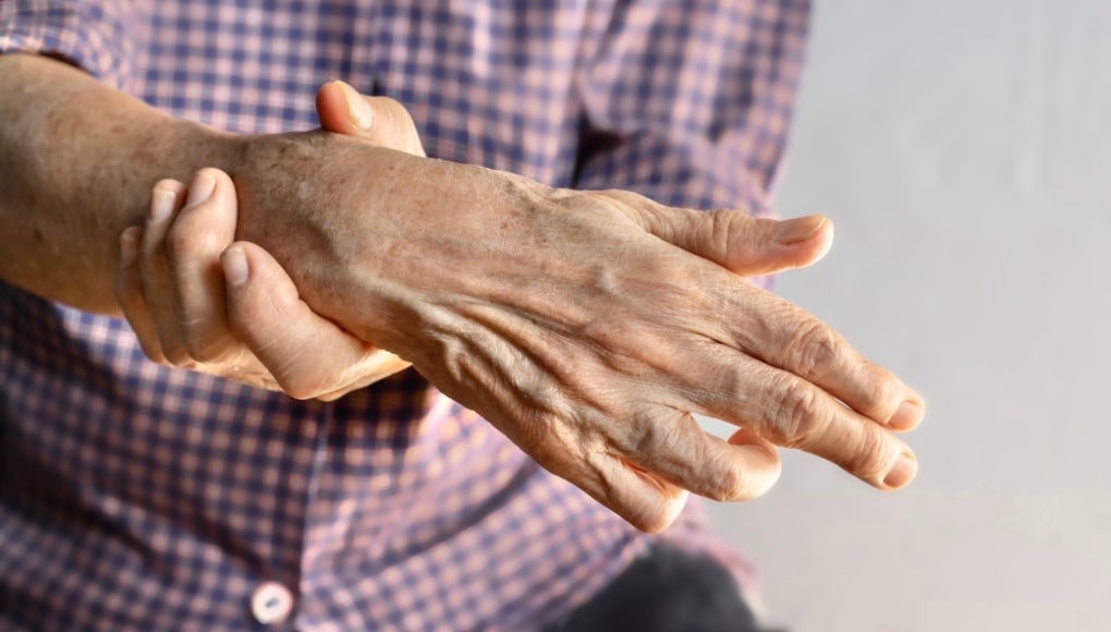 Man with nerve pain
