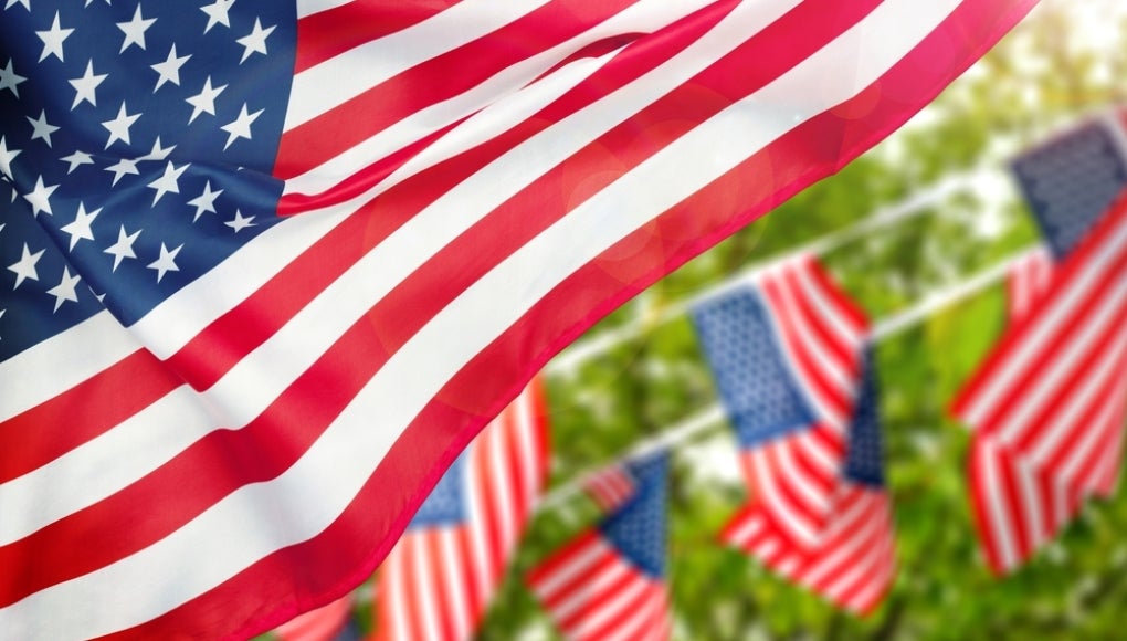 american flags