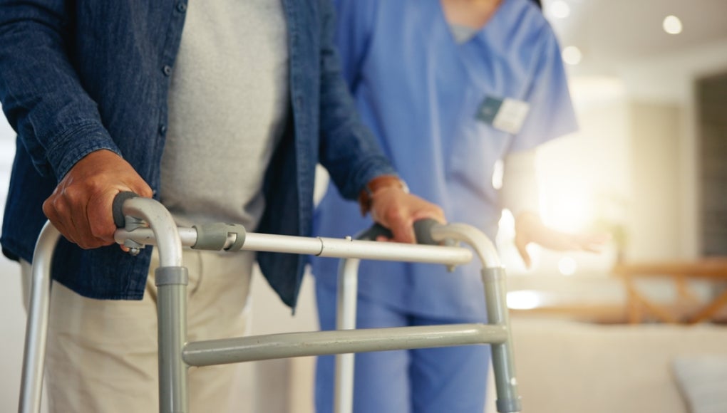 older patient at a nursing home