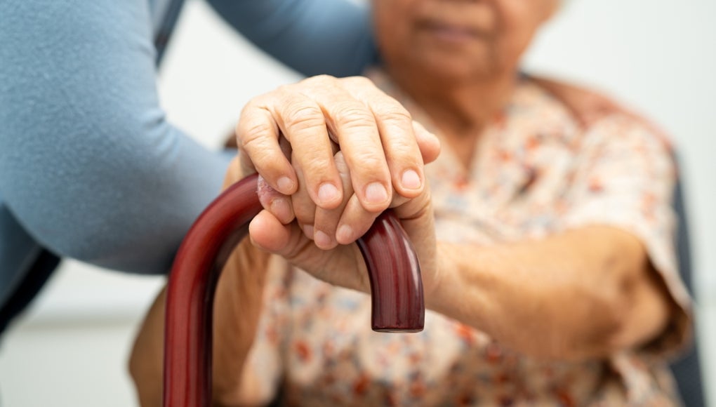 elderly women in a nursing home