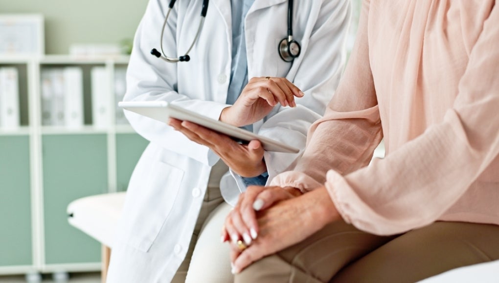 doctor with patient