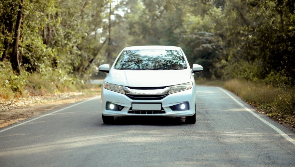 Car on the road
