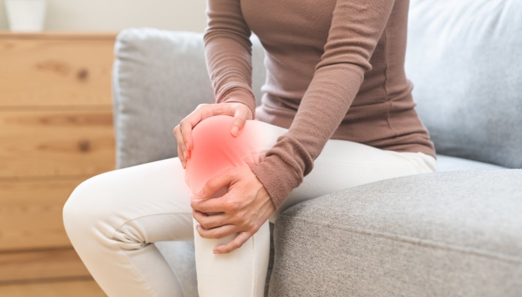 Woman with arthritis