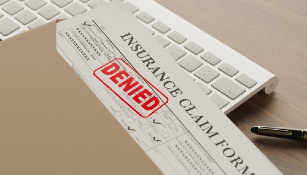 life insurance claim form denied 