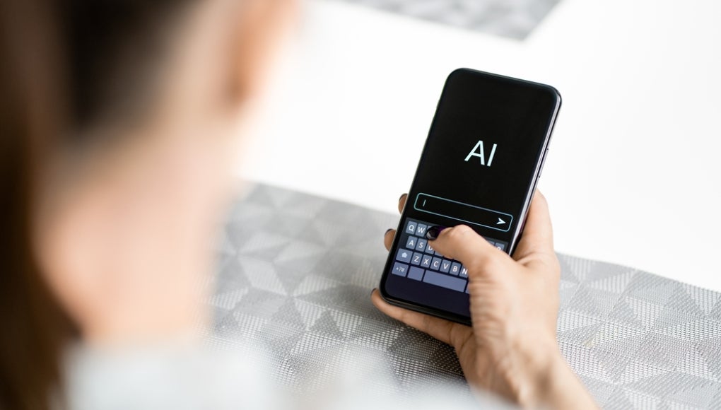 searching on a ai chat