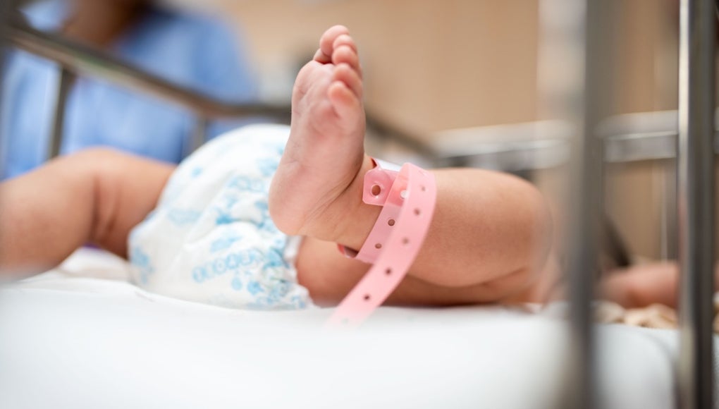 baby in hospital