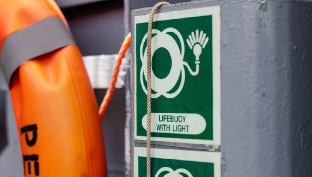 life buoy on boat 