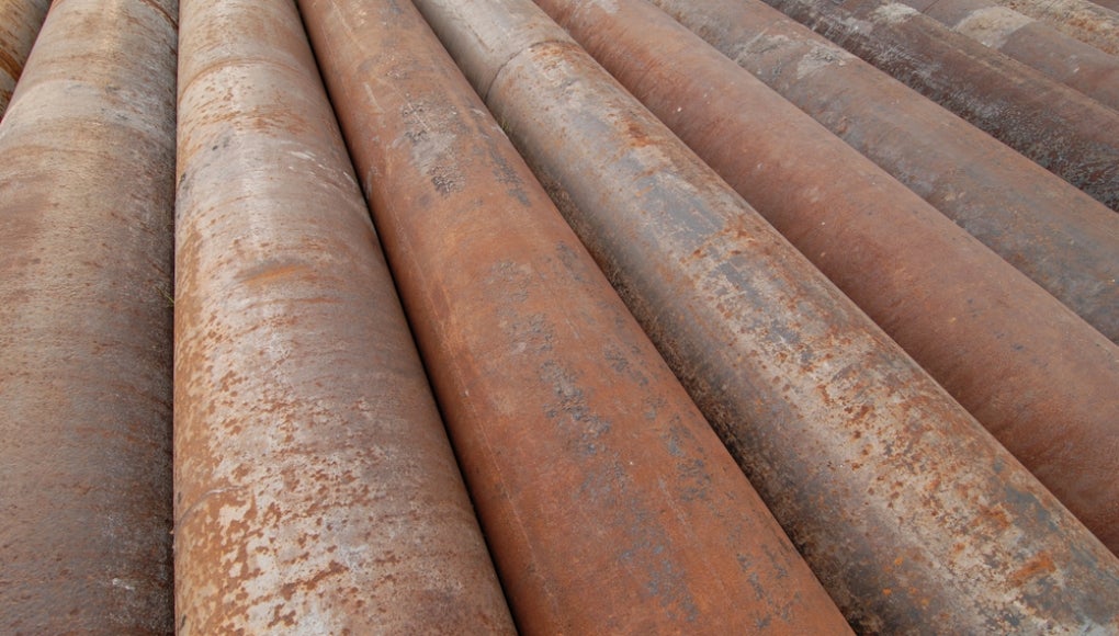 Cast iron pipes