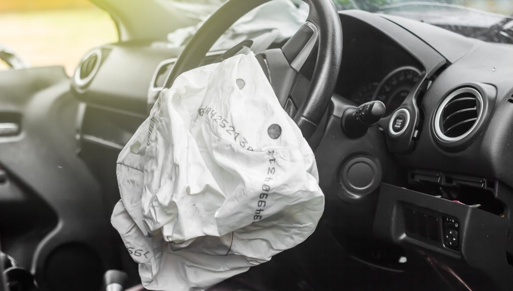 exploding airbag