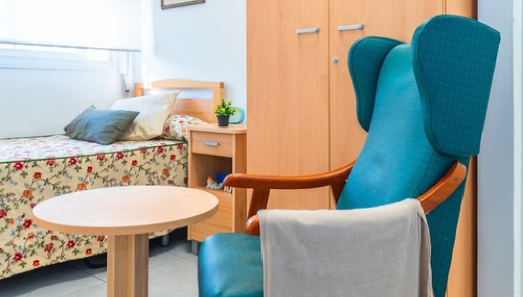 empty room in a nursing home 