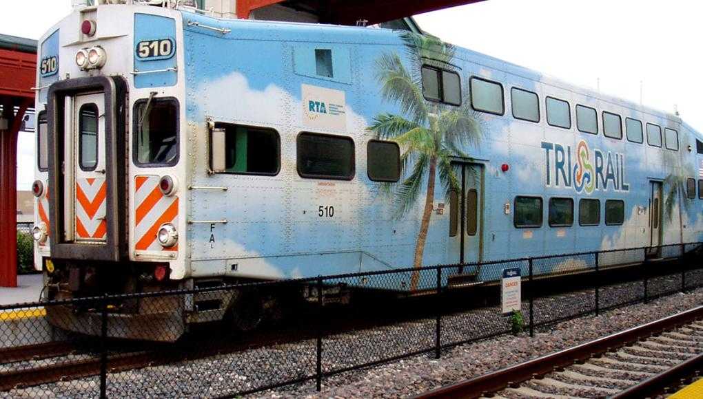 train on rails