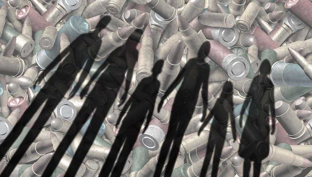 Group of shadows