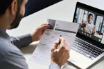 recruiter reviewing a resume