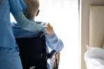 elderly women in a nursing home