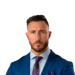 Headshot of Ashby Davis, a Tampa-based car accident and auto injury lawyer at Morgan & Morgan