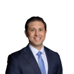 Headshot of Nick Russo, a Manhattan-based car accident and auto injury lawyer at Morgan & Morgan