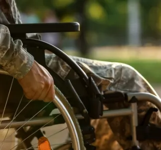 veteran in wheelchair