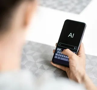 searching on a ai chat