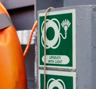 life buoy on boat
