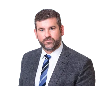 Headshot of ATTORNEY Dylan J. Hooper, an Orlando-based personal injury lawyer from Morgan & Morgan