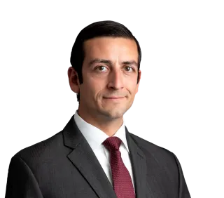  Headshot of ATTORNEY Andrew Chambarry, an Jersey City-based personal injury lawyer from Morgan & Morgan