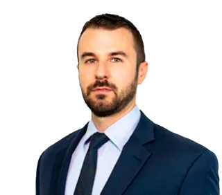 Headshot of ATTORNEY Trevor Thomson, an Plantation-based personal injury lawyer from Morgan & Morgan